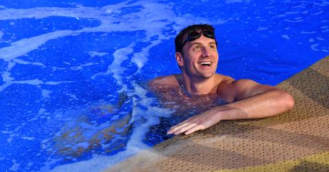 Ryan Lochte swimming