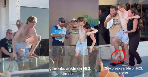 Norwegian Cruise Passenger Breaks Ankle Partying
