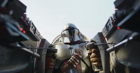 Mando flying the N-1 Starfighter in 'The Book of Boba Fett'