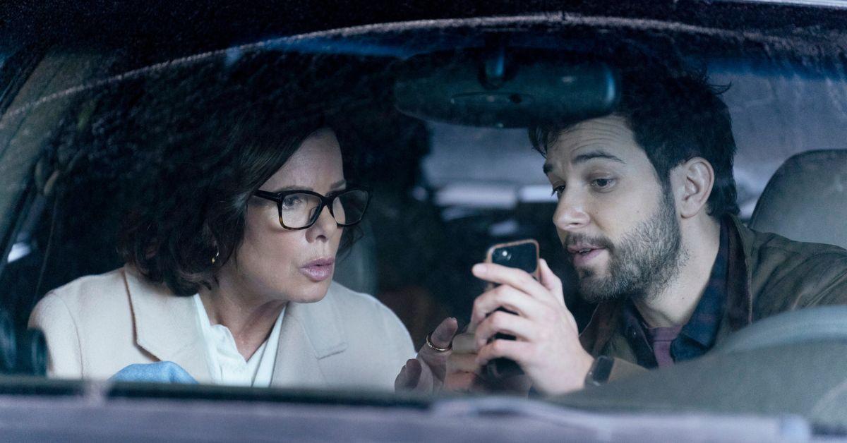 (l-r): Marcia Gay Harden as Margaret Wright and Skylar Astin as Todd Wright in CBS' 'So Help Me Todd'