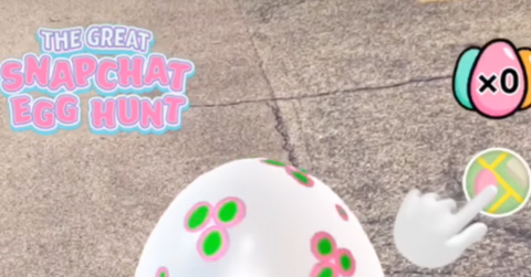 snapchat egg hunt