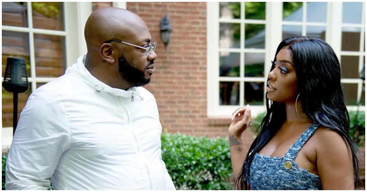 (l-r): Dennis McKinley and Porsha Williams