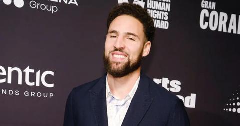 Klay Thompson at the 2022 Sports Illustrated Sportsperson of the Year Awards on Dec. 8, 2022