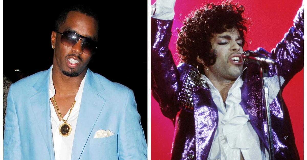 (L-R): Sean "Diddy" Combs; Prince