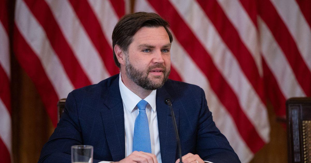 JD Vance during a roundtable about the 2026 World Cup.