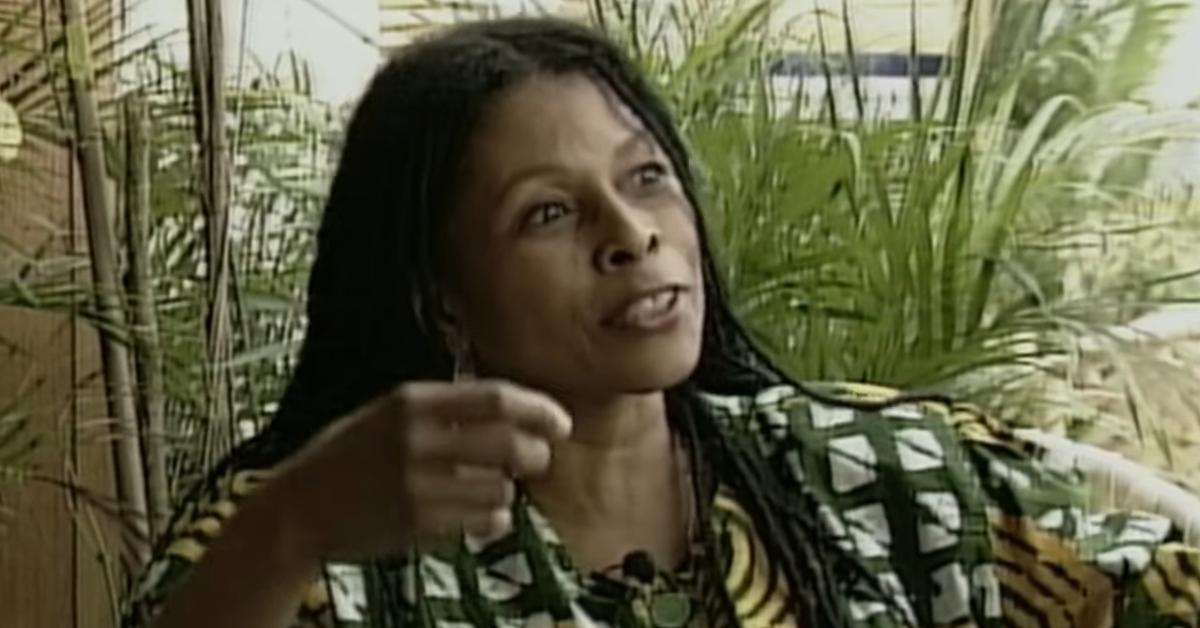 Assata Shakur speaking during an interview