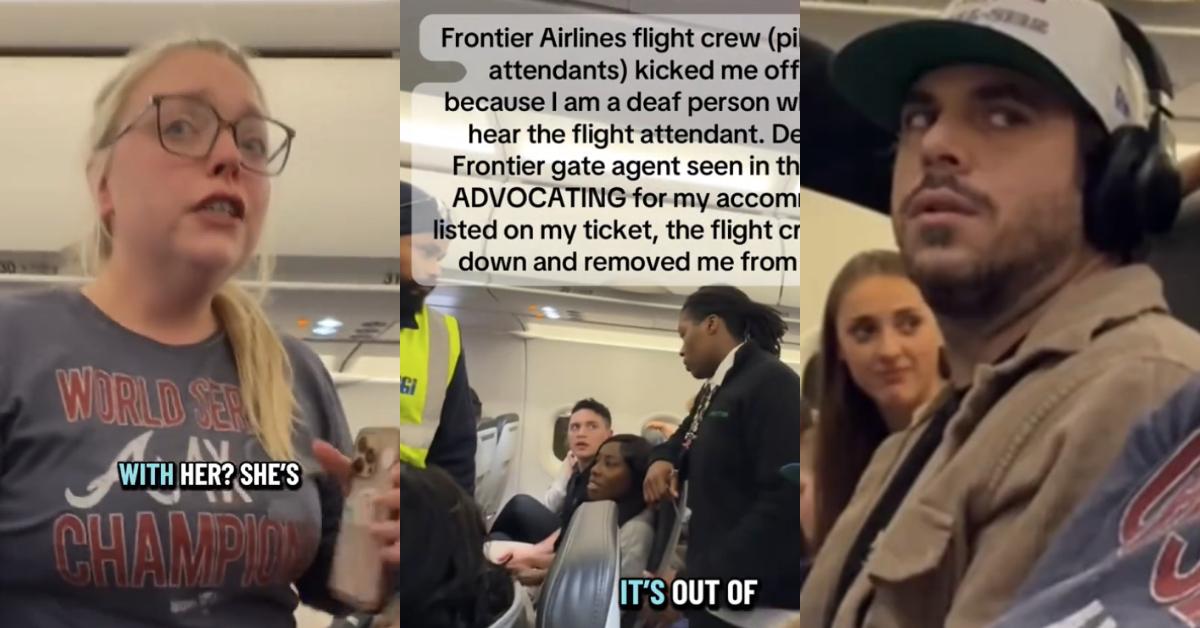Woman Claims Flight Attendant Kicked Her off Plane for Being Deaf