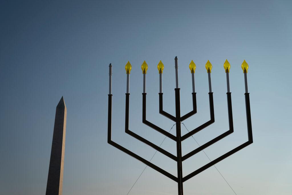 Hanukkah menorah National lighting