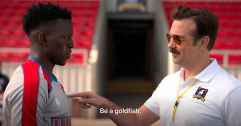 Ted tells Sam to be a goldfish in 'Ted Lasso'