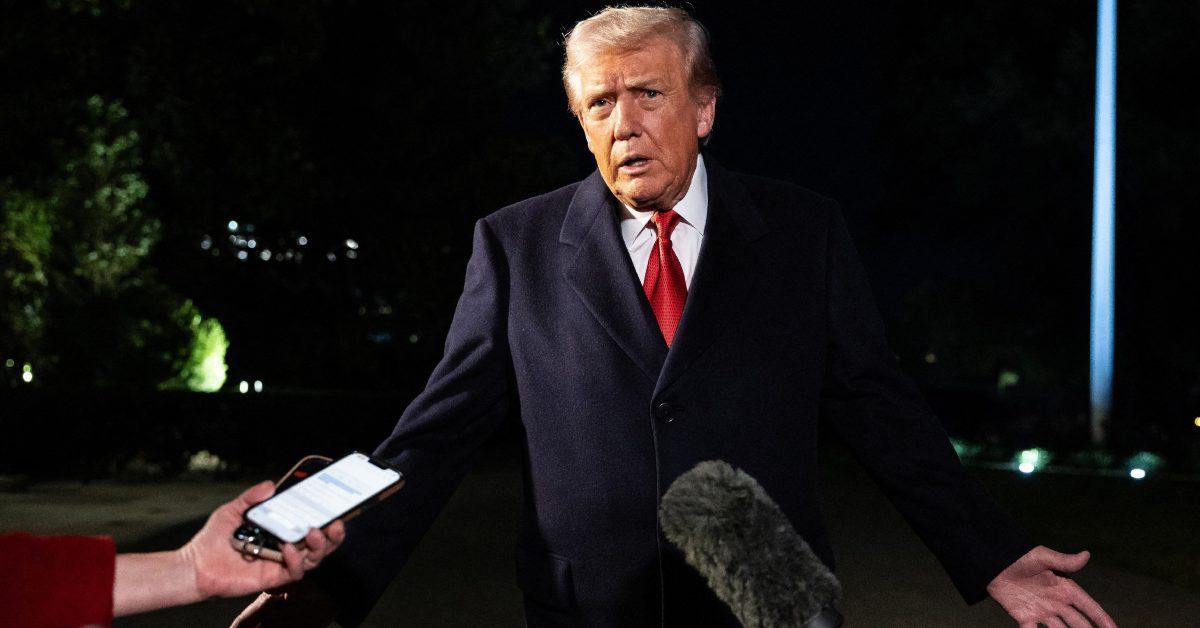 Donald Trump getting ready to depart to Asia.