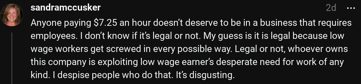 minimum wage reduction two weeks notice