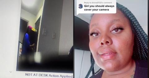 Remote Worker Manager Accesses Camera