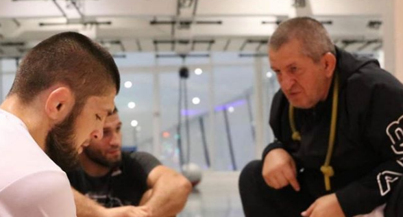 khabib and father abdulmanap