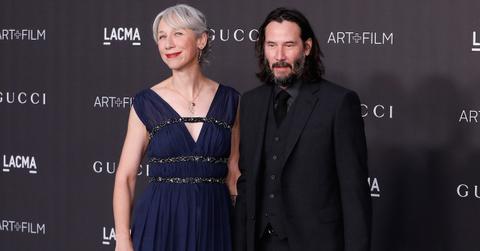 Alexandra Grant and Keanu Reeves attend the 2019 LACMA Art + Film Gala