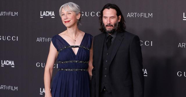 Alexandra Grant and Keanu Reeves attend the 2019 LACMA Art + Film Gala