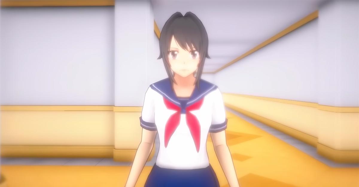 The main protagonist  of 'Yandere Simulator'