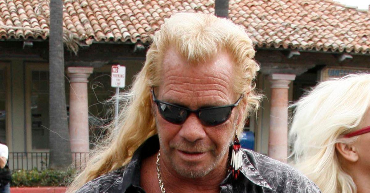 Dog the Bounty Hunter in sunglasses. 