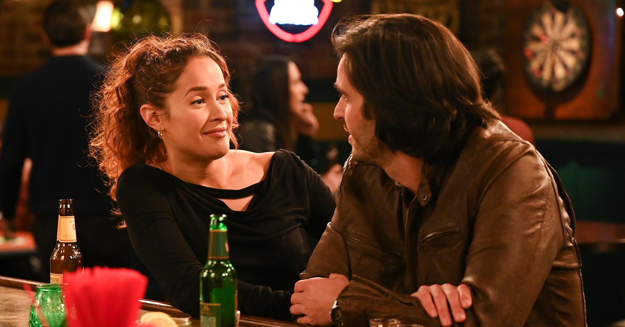 Jaina Lee Ortiz and Daniel Di Tomasso in 'Station 19'