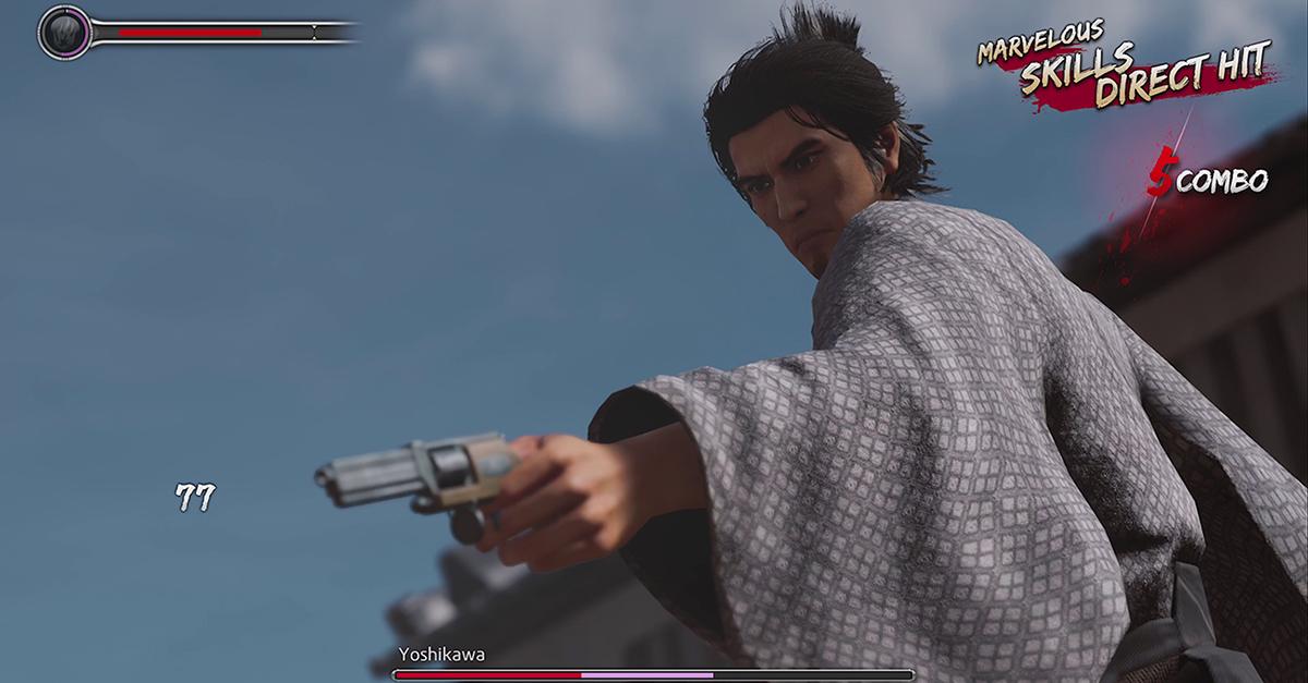 'Like a Dragon: Ishin!" gameplay