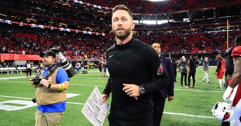 Former Arizona Cardinals head coach Kliff Kingsbury leaving the field on Jan. 1, 2023, at the Mercedes-Benz Stadium in Atlanta