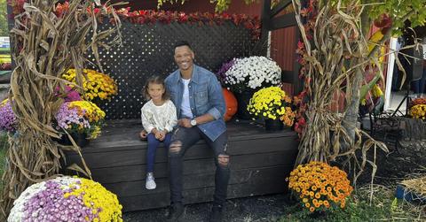 Kelsey Pumel's daughter Kobe with her dad, Devin Williams