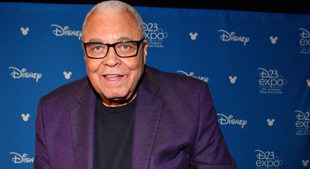 James Earl Jones on the red carpet