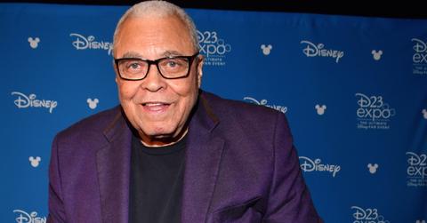 James Earl Jones on the red carpet