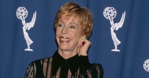 Carol Burnett pulling on her ear