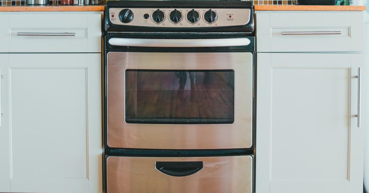 Oven in a kitchen