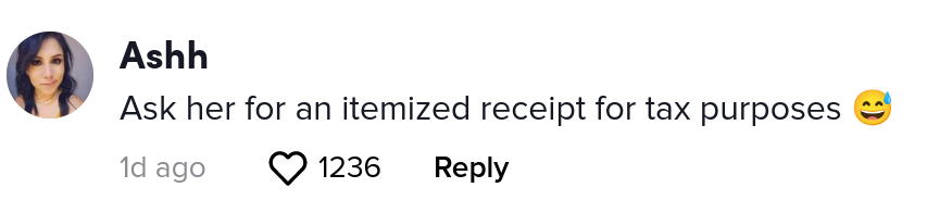 Comment on a viral post about a woman asking her friend for $2 in gas after giving him a ride.