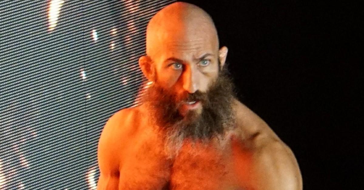 Tommaso Ciampa preparing to go into the ring