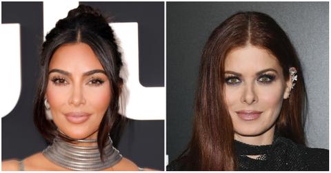 Kim Kardashian and Debra Messing