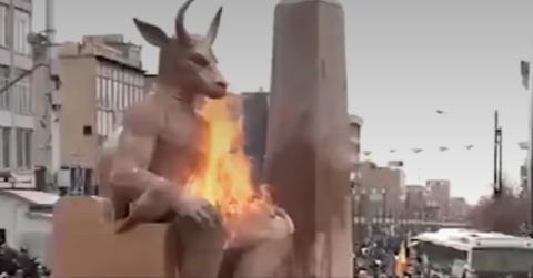 Why Did Iran Burn a Statue of Baal?