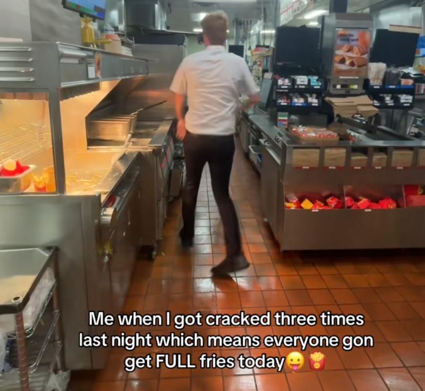 TikTok about getting cracked.