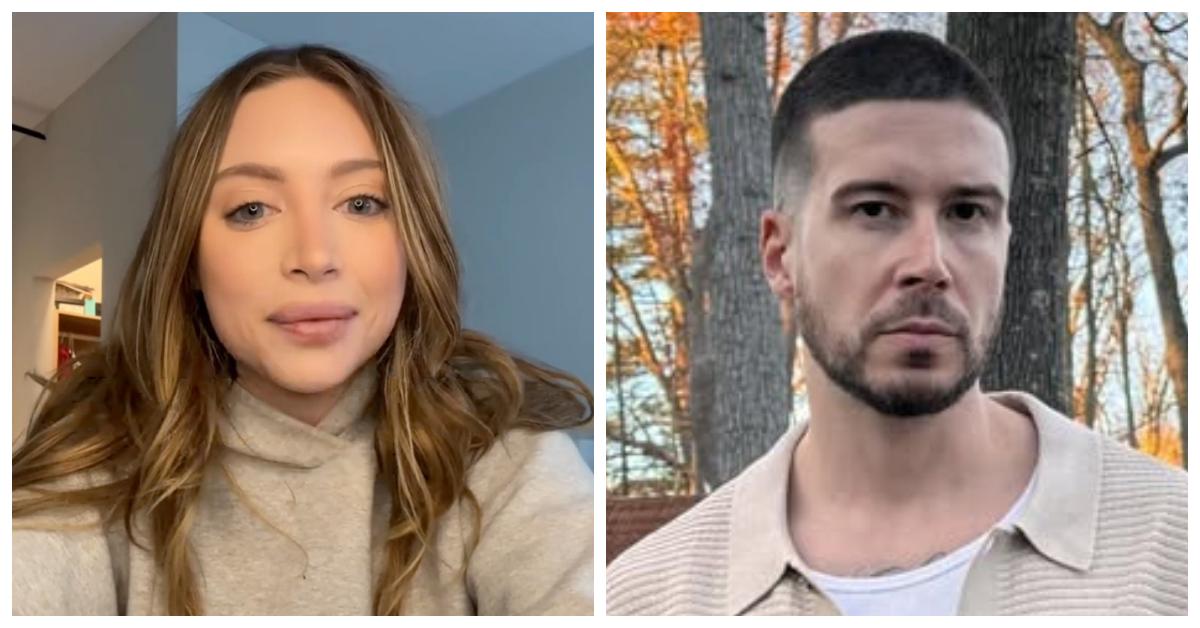 TikTok creator Ava Louise and 'Jersey Shore' star Vinny Guadagnino.