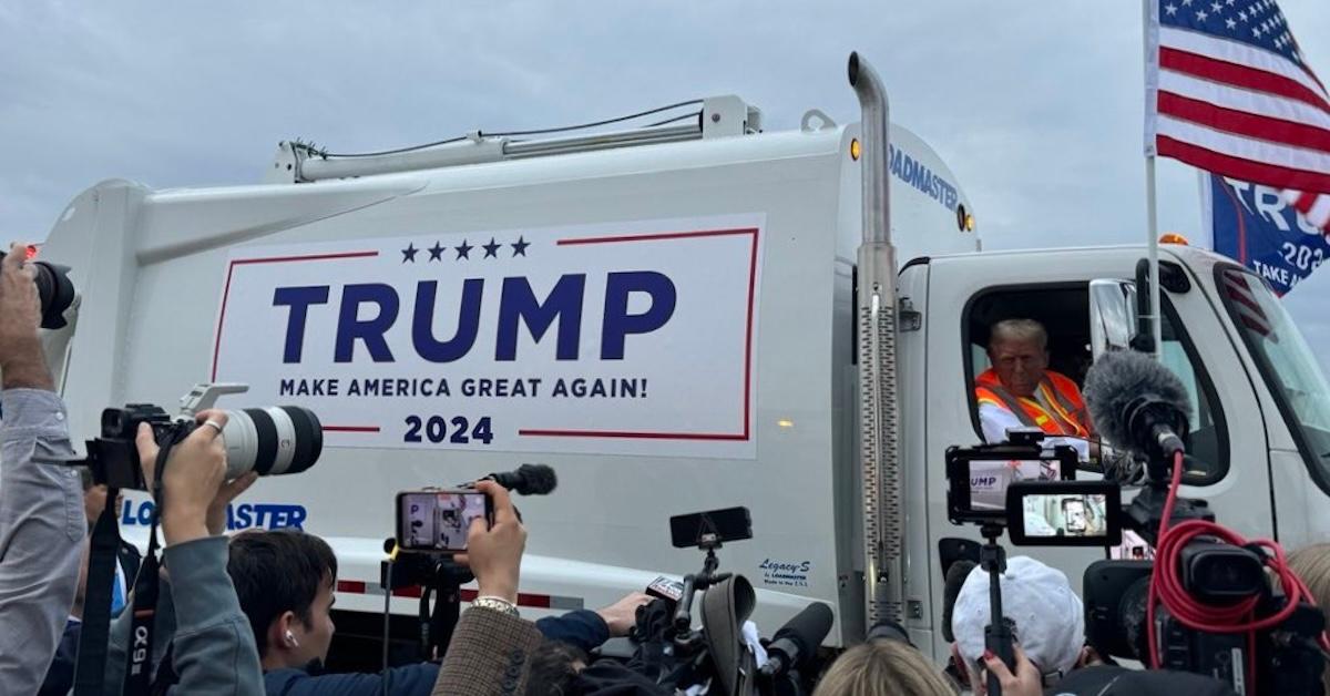 Trump garbage truck