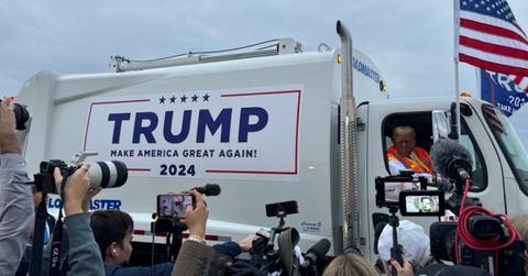 Trump garbage truck