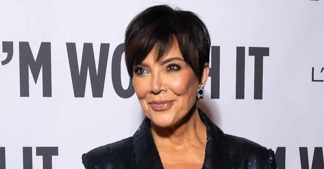 Kris Jenner at the "Le Défilé L'Oréal Paris - Walk Your Worth" Show during Paris Fashion Week on Oct. 1, 2023