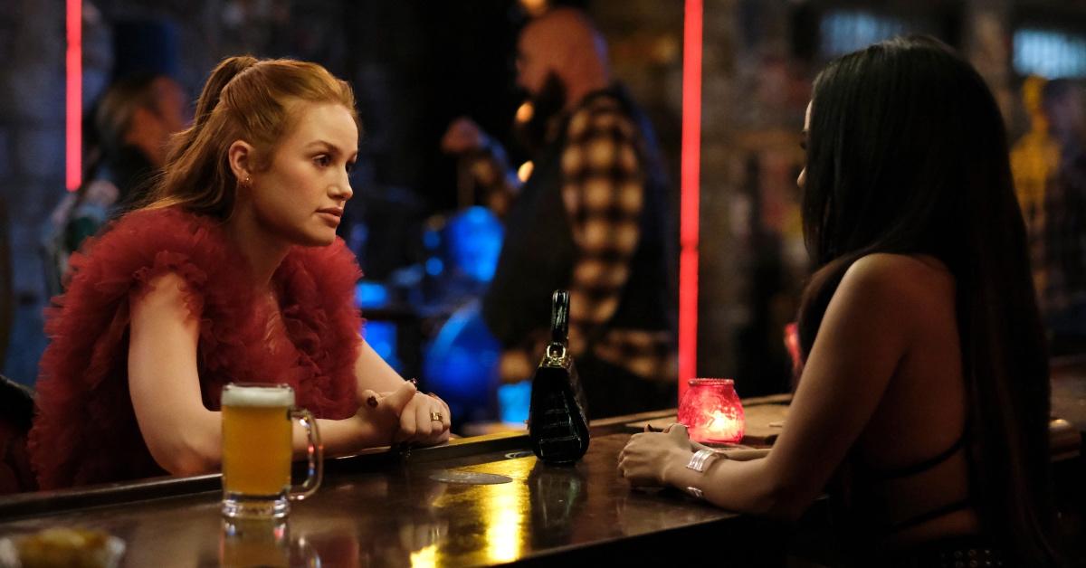 Madeleine Petsch and Vanessa Morgan as Cheryl Blossom and Toni Topaz on 'Riverdale.'