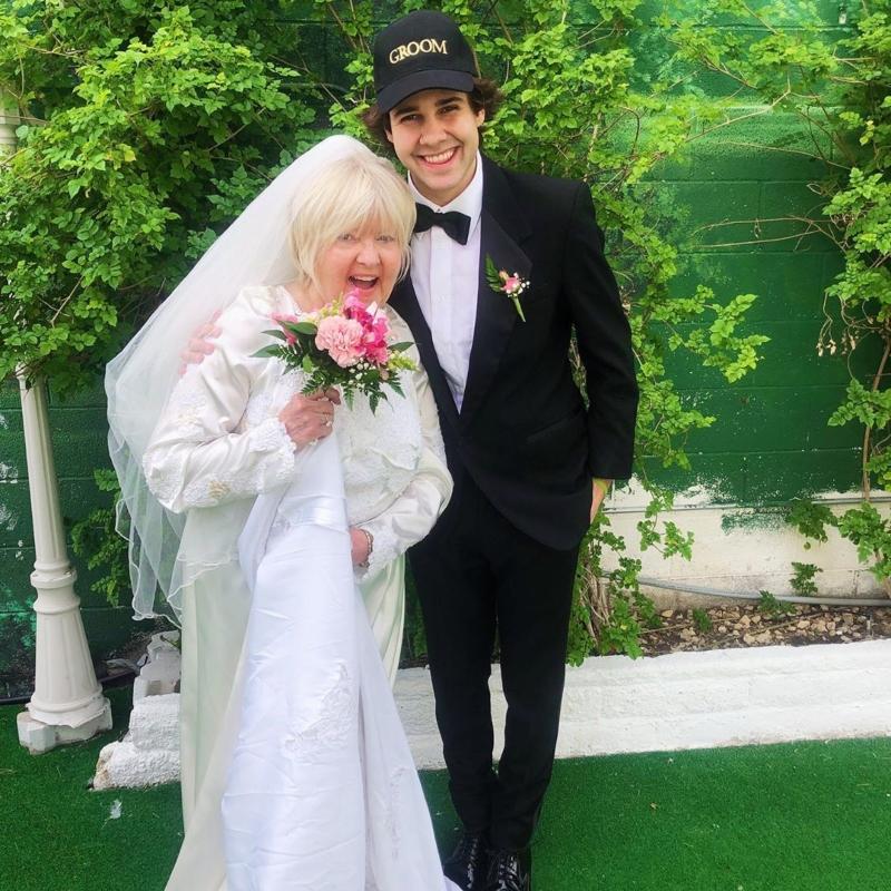 david dobrik wedding wife