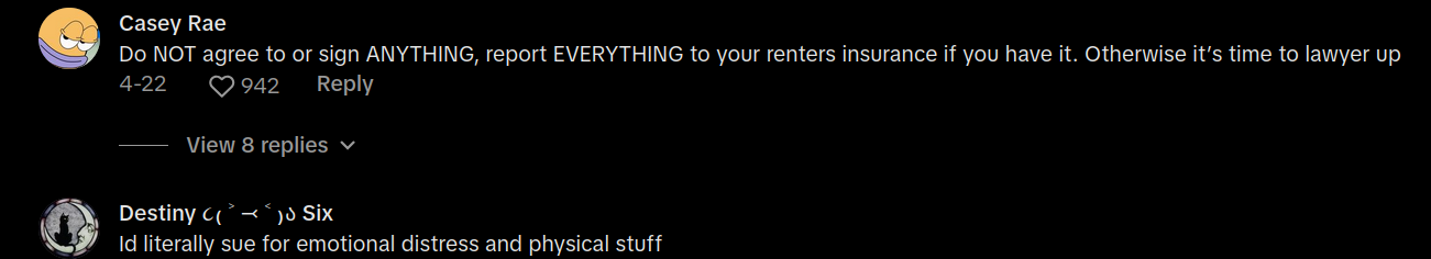 woman moves out of apartment early