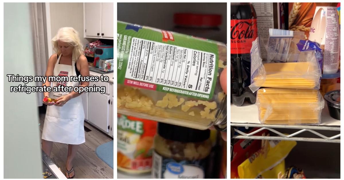 Mom Doesn't Refrigerate Food Items, Leaves TikTok Horrified