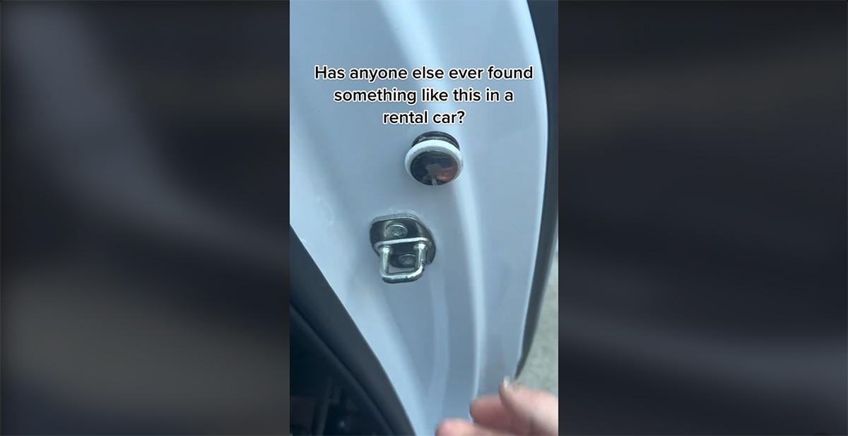 Customer finds hidden airtag in rental car