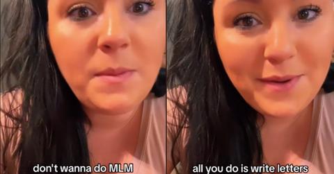 woman advertises paid per letter opportunity