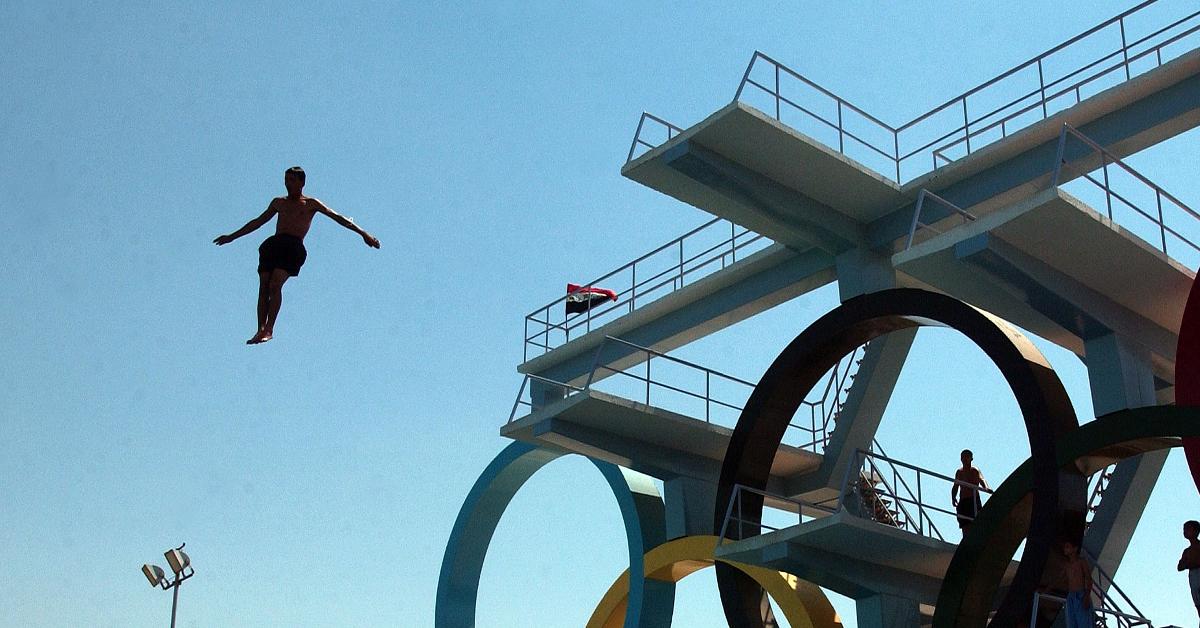 olympic pool diving