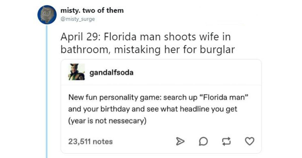 florida man tweet