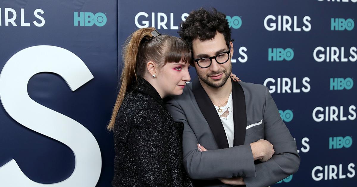 Jack Antonoff and Lena Dunham at the Season 6 premiere of 'Girls.' 