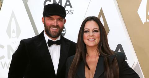 Sara Evans and Jay Barker at the 53rd CMA Awards.