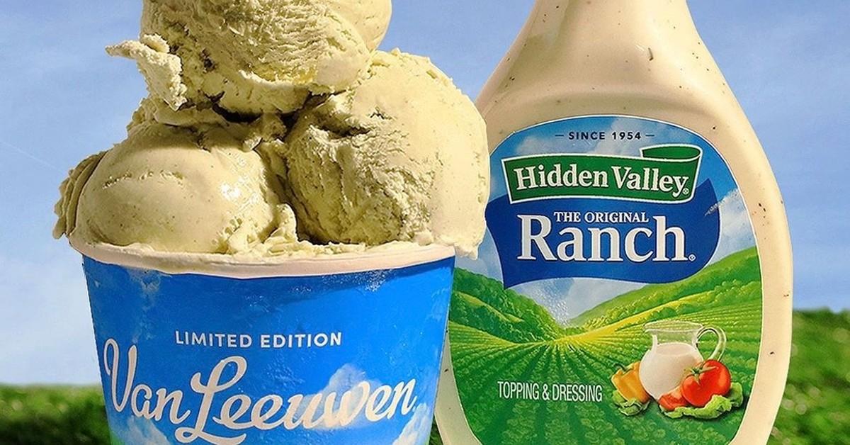 The Hidden Valley ranch ice cream