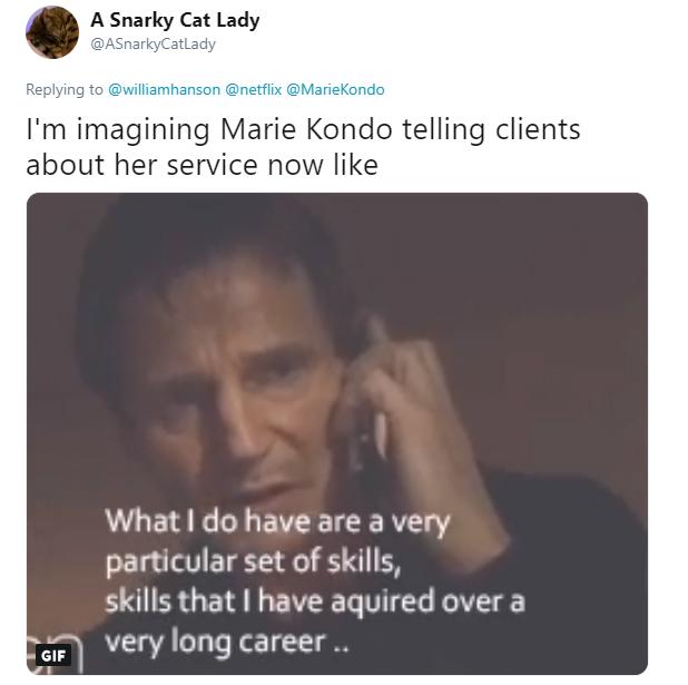 marie kondo tweet